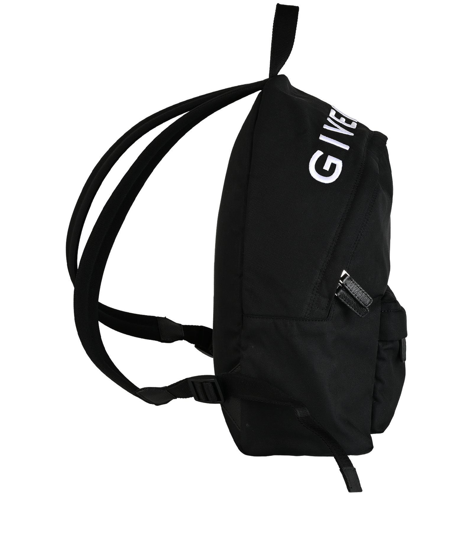 Backpack, &pound;390, Handbags, Black, Nylon, Side view